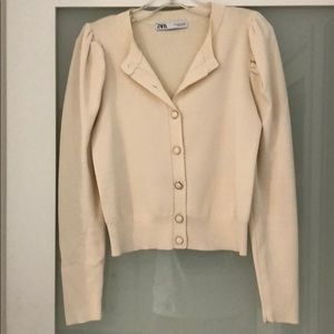 Zara Puffy sleeved cardigan.